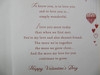 With Love To My Husband Gifts And Champagne Design Valentine's Day Card