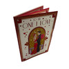 To The One I Love On Valentine's Day Gold And Red Glitter Finished Card