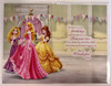 6 x Disney Multiple Princess Birthday Girl Open Greeting Cards 