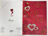 Girlfriend Sentimental Verse Gold Love Heart Valentine's Day Card