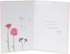 Flower Heart Design Pretty Birthday Card For Her