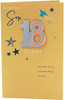 Holographic Foil With 3D Details Design Son 18th Birthday Card