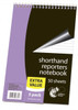 5 Pack Of Shorthand Reporters Notebooks 50 Sheets Per Book Lined School Office