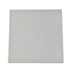 Pack of 10 20x20cm Blank White Flat Stretched Board Art Canvases By Janrax