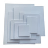 Pack of 10 30x40cm Blank White Flat Stretched Board Art Canvases By Janrax