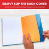 Pack of 50 9x7" Frosted Red Exercise Book Covers