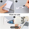 Name Tape Kit With Permanent Black Ink Laundry Pen