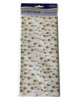 Printed Patterned Tissue Wrapping Paper gold stars on white luxury 5 sheets