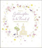 Goddaughter Christening Pink Card