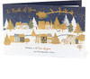 To Both of You Gold Foil Finished Contemporary Christmas Card