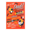 Dad Father's Day 3D Foil Humour New Card Clever and Funny Medium