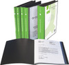 A4 20 Pocket Presentation Display Black Book