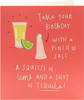 Tequila Humourous Birthday Card