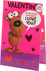 Cartoon Pop-Up Valentine's Day Card