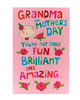 Mother's Day Card Grandma Fun Card for Grandma from Grandchild 