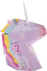 2nd Birthday Card for Daughter Pop-up 3D Unicorn Head Design