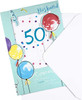 Husband 50th Birthday Card Die cut 3D Design