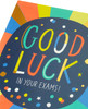 Multicolour Design Good Luck in Your Exams Card