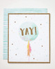 Kindred Sherbet Glitter Balloon Well Done Congratulations Blank Card