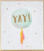 Kindred Sherbet Glitter Balloon Well Done Congratulations Blank Card