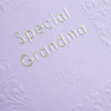 Contemporary Patterned Design Braille Birthday Card for Grandma