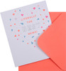 Confetti Design With Neon Inks and Foil Details Engagement Congratulations Card