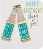 Illustrated Beer Design Birthday Boy Card