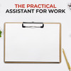 Pack of 12 A4 Wooden Horizontal Clipboards by Janrax