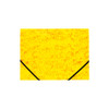Pack of 12 A4 Yellow Card 3 Flap Folders With Elastic Closure