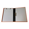 Pack of 10 Orange A4 Clipboard Document Clamp File Folders