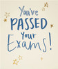 Well Done You've Passed your Exams Foil Finish Card