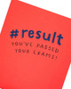 Lovely Result Congratulations Exams Passed Card