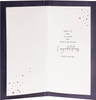 Wedding Day Champagne Flutes Design Congratulations Card