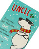 Polar Bear Design Cool Uncle Christmas Card