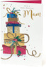 Luxe Present Stack Mam Christmas Card