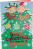 Wig Wam Mum and Dad Christmas Card