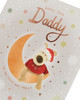 Love You Daddy Boofle Sitting on The Moon Design Christmas Card