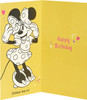 Disney Minnie Mouse Age 3 Birthday Card with Badge