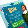 Funny Warner Bros Elf Design Son Christmas Card