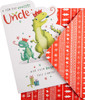 Cute Dinosaur Design Uncle Christmas Card