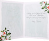 Illustrated Festive Leaves and Berries Design Mum and Dad Christmas Card