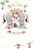 One I Love Me to You Bear Framed Christmas Card