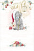 Bear With Lantern Uncle Christmas Card