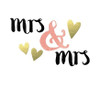 Mrs & Mrs Wedding Congratulation Hotchpotch Greeting Card