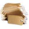 500 Small Brown/Buff (Manilla) Strung 70x35mm Tag/Tie On Luggage Labels