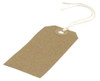 500 Small Brown/Buff (Manilla) Strung 70x35mm Tag/Tie On Luggage Labels