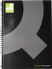 Pack of 3 Q-Connect Hardback Wirebound A4 Black Book 