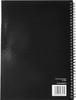 Pack of 3 Q-Connect Hardback Wirebound A4 Black Book 