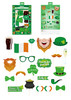 Pack of 20 St. Patrick's Day Assorted Designs Photo Booth Props with Sticks