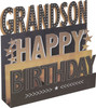 Cute Design with Pop Up 3D Lettering Grandson Birthday Card